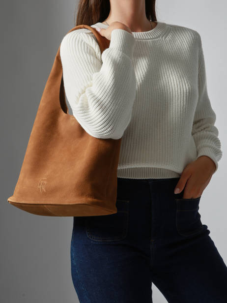 Hobo M Cavalier Nubuck Leather Etrier Brown cavalier nubuck ECAN154M other view 1